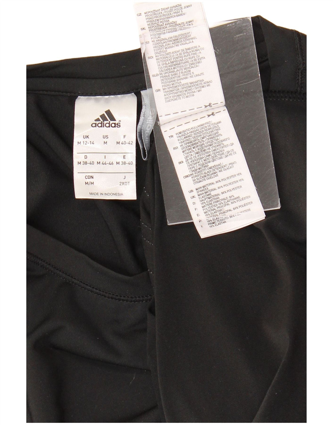 Damska koszulka ADIDAS Climalite Top UK 12/14 Średni czarny poliester