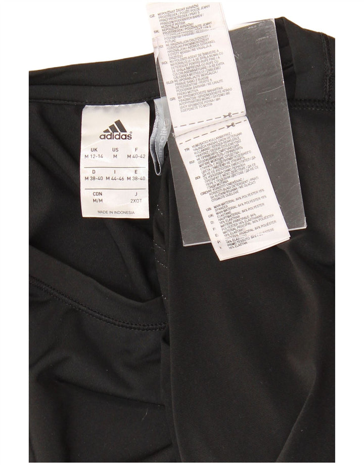 Damska koszulka ADIDAS Climalite Top UK 12/14 Średni czarny poliester