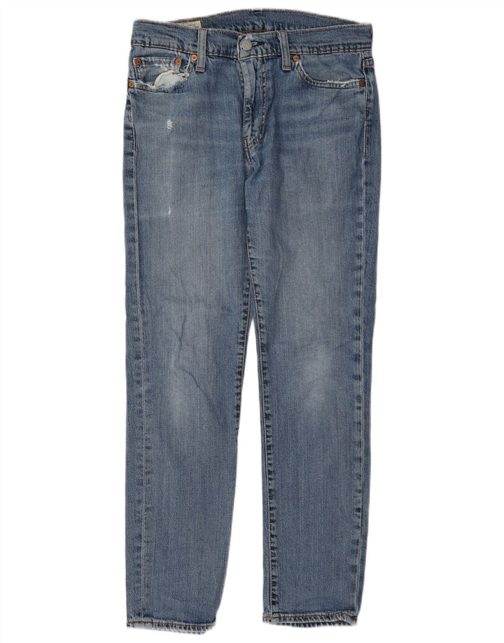 Damskie jeansy Levi's 511 Tapered W30 L30 Niebieskie bawełniane