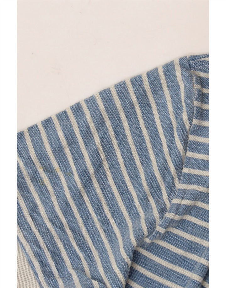 Męska koszulka polo Fred Perry, bawełniana w średnie niebieskie paski