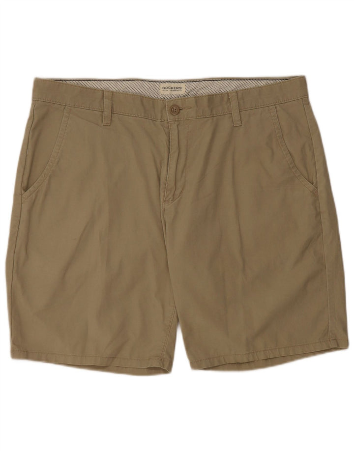 Męskie spodenki Chino Dockers W36, duże, bawełniane w kolorze khaki