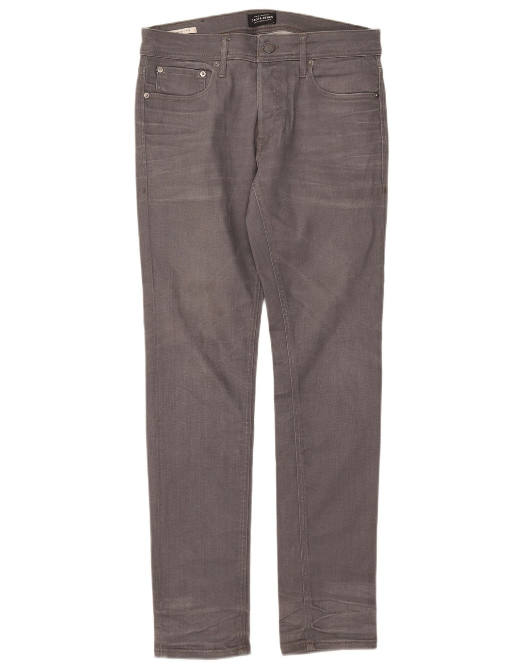 Męskie jeansy Jack & Jones Tim Slim W31 L32 Szara bawełna