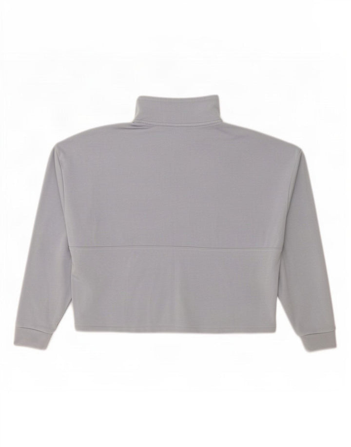 Damska bluza oversize z zamkiem błyskawicznym Under Armour UK 10, mała, szara