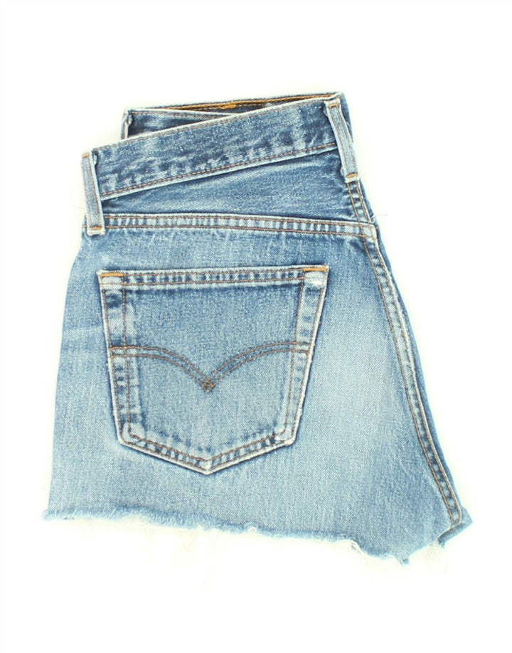 Damskie spodenki jeansowe LEVI'S Vintage W31 Średnioniebieskie, bawełniane
