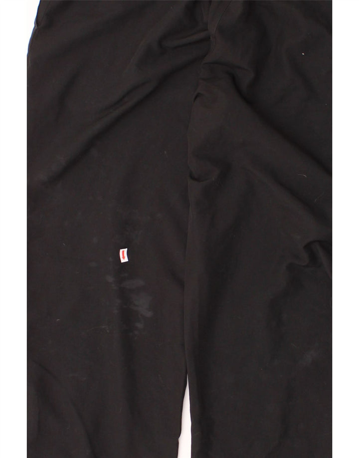 ADIDAS Boys Climalite Tracksuit Trousers 15-16 Years XL Black Polyester Vintage Adidas and Second-Hand Adidas from Messina Hembry 