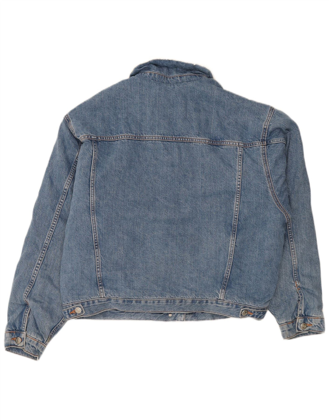 Damska kurtka jeansowa oversize Topshop Sherpa UK 10, mała, niebieska, bawełniana