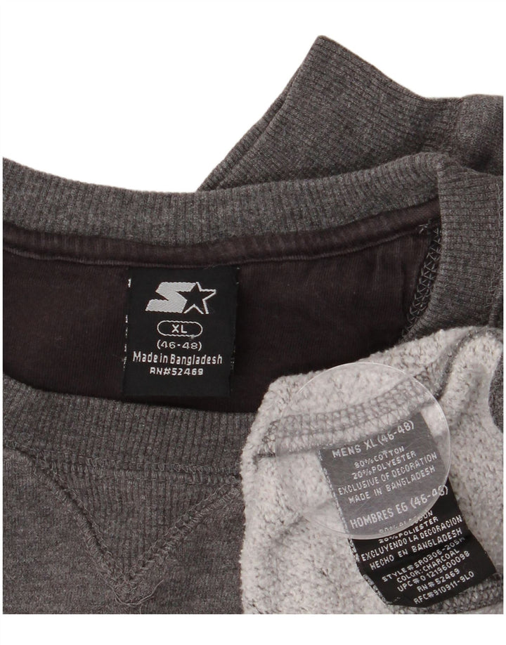 Bluza męska Starter UK 46/48 XL, szara bawełna