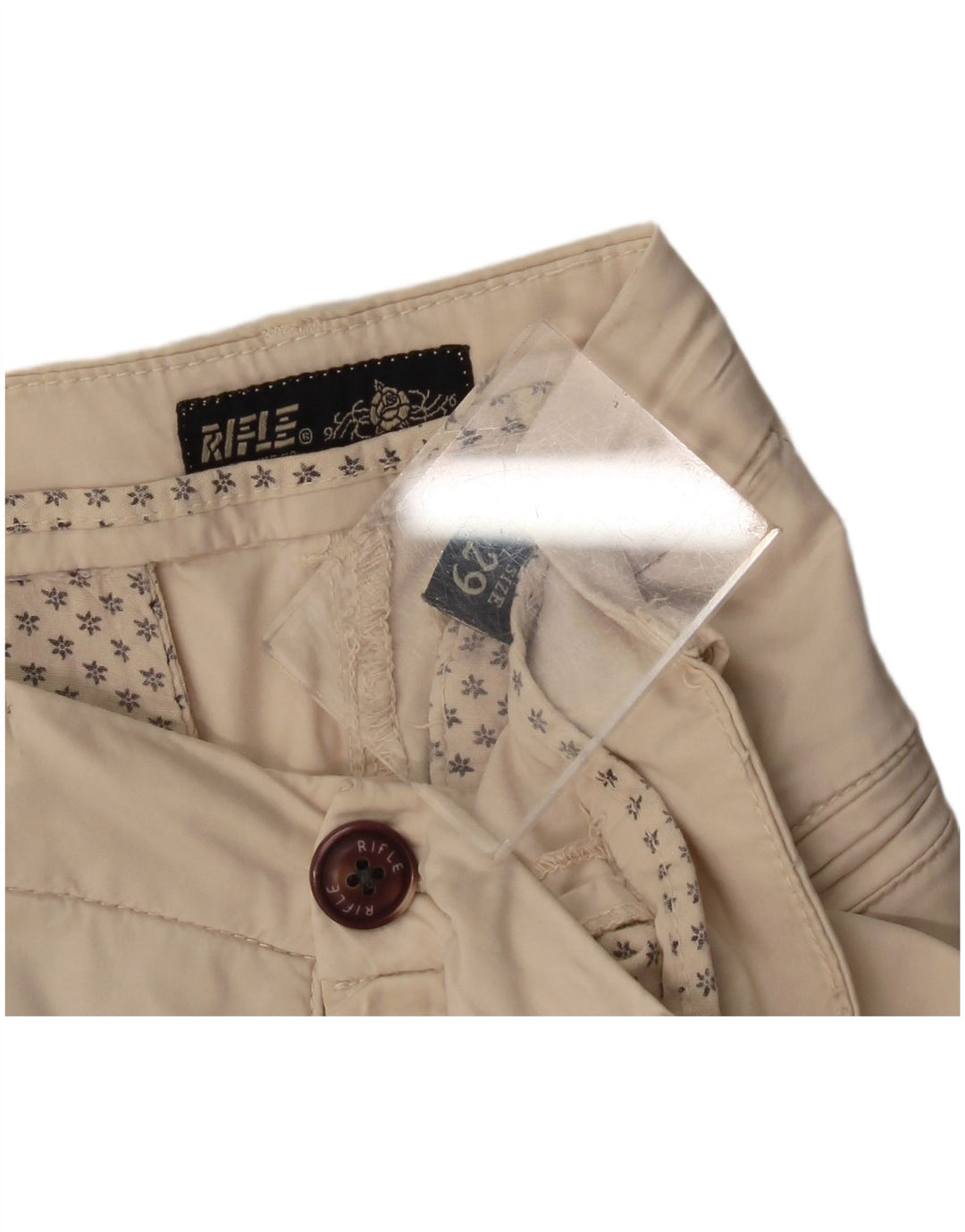 Damskie spodenki Chino Rifle W29 Medium Off White