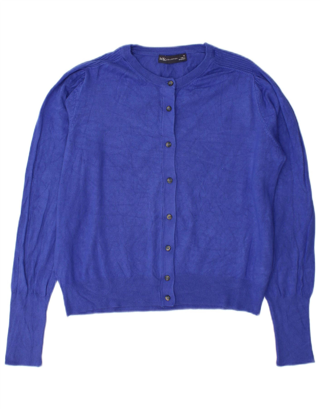 Sweter damski Marks & Spencer UK 12, średni niebieski, wiskoza