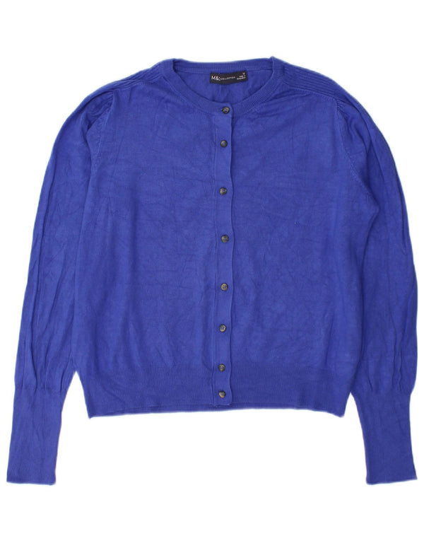 Sweter damski Marks & Spencer UK 12, średni niebieski, wiskoza