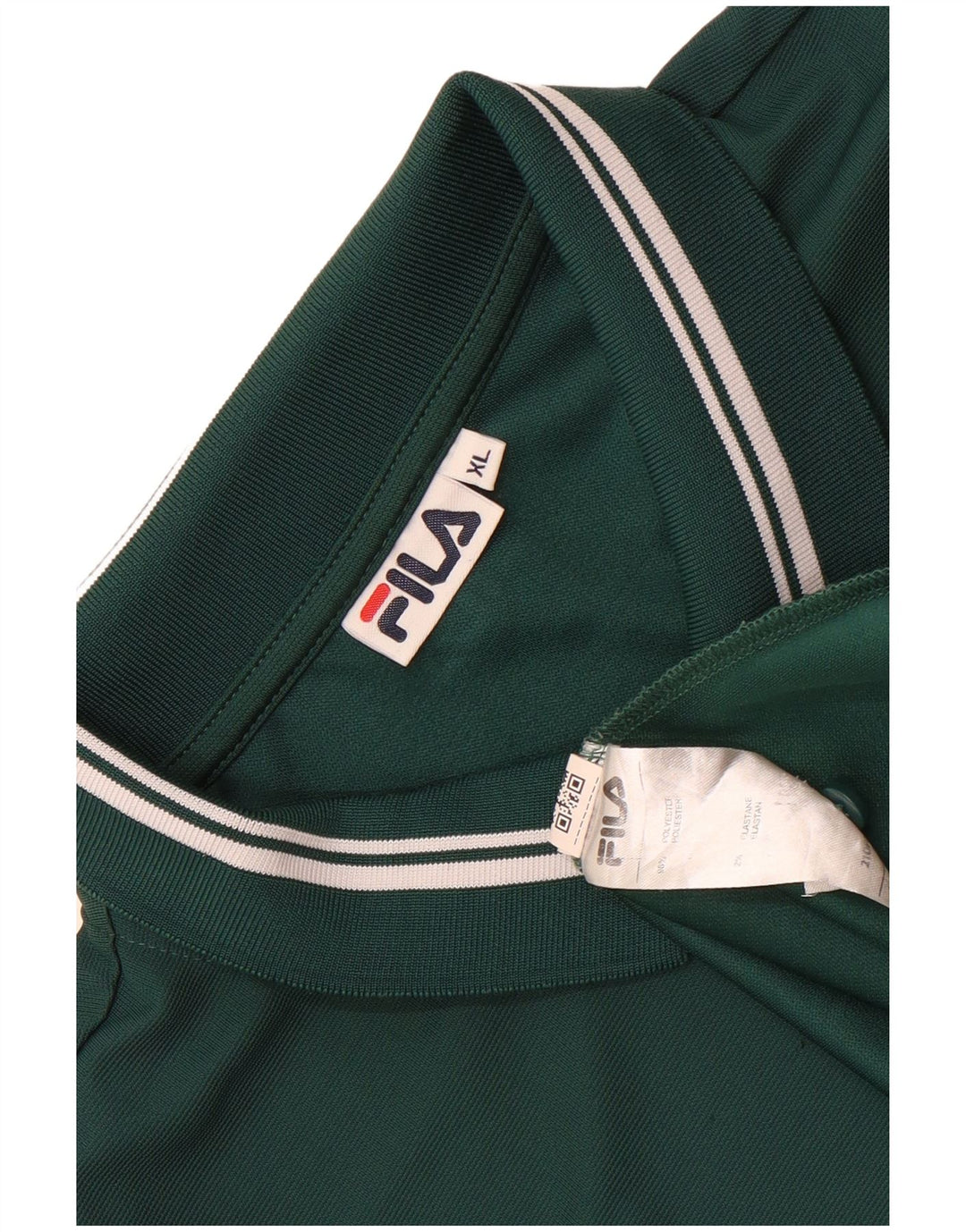 Męska koszulka polo Fila XL Zielony poliester
