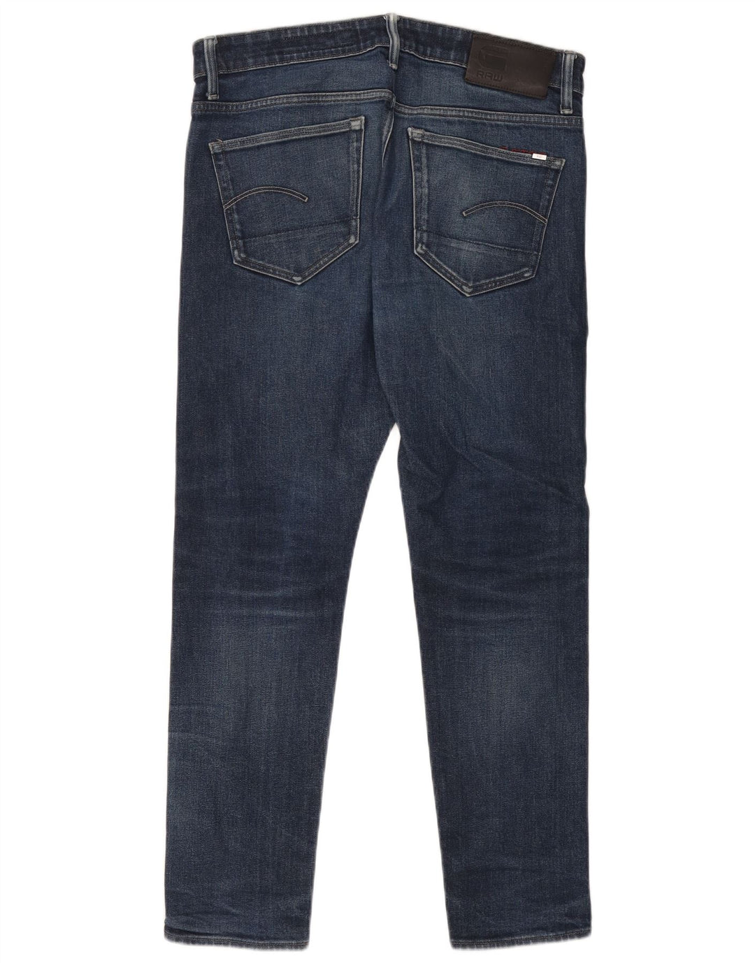 G-Star Męskie 3301 Slim Jeans W34 L32 Niebieska bawełna