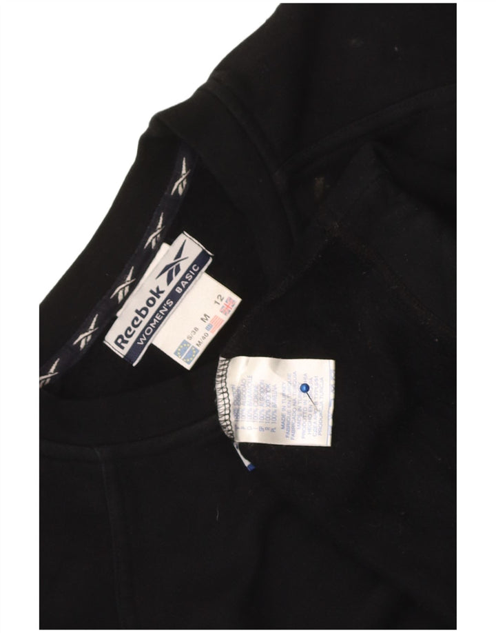 Damska bluza Reebok Jumper UK 12 Średnia czarna bawełna