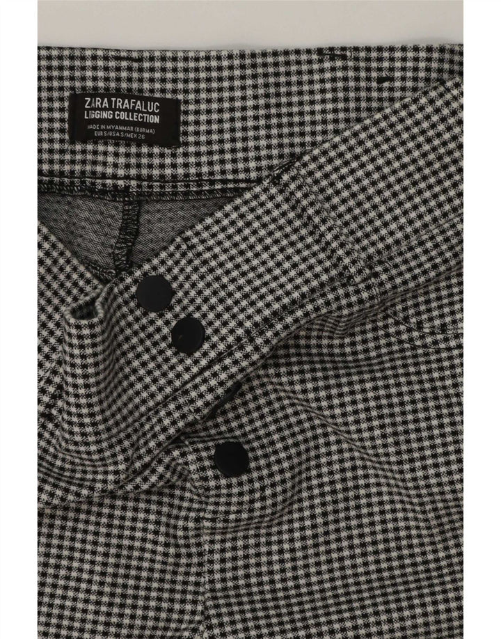 Legginsy damskie Zara Trafaluc UK 8 Small Black Gingham