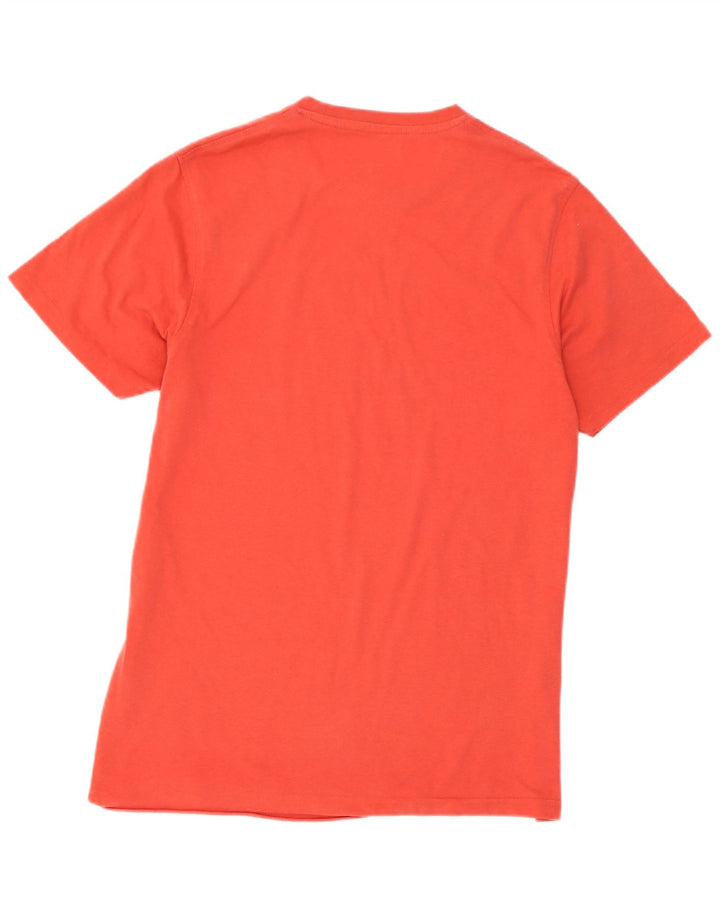 Męski T-shirt z grafiką Mountain Warehouse, mały, czerwony, bawełniany