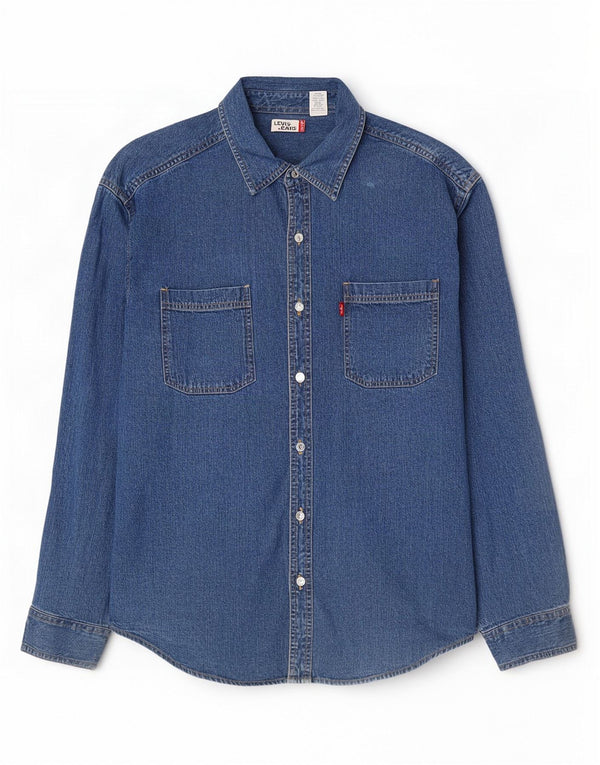 Męska koszula dżinsowa Levi's, duża, niebieska, bawełniana