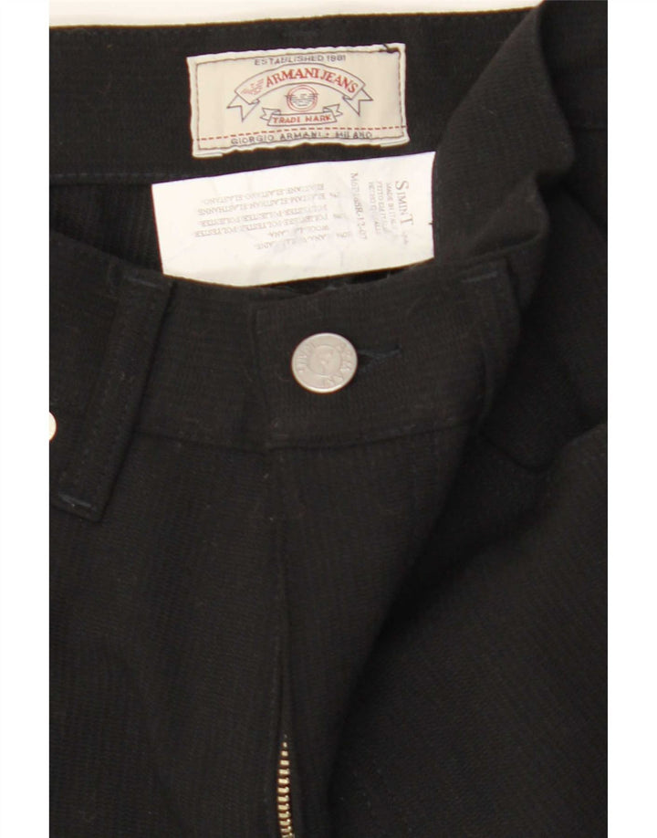 Spodnie damskie Armani Slim Casual W31 L31 Czarna wełna