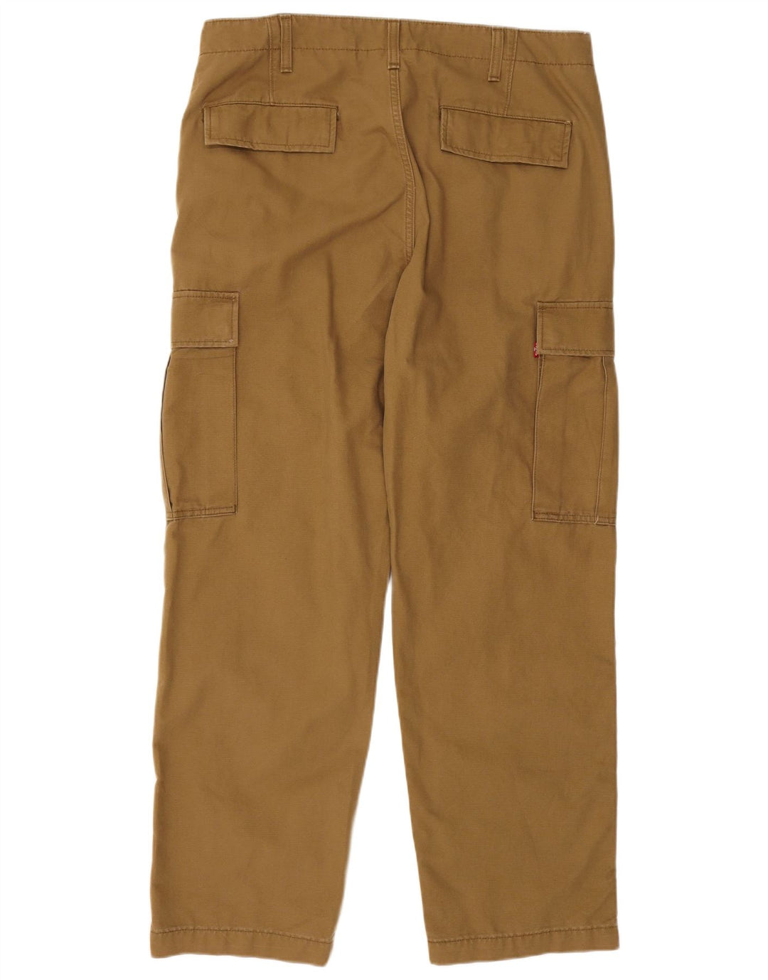 Męskie proste spodnie cargo Levi's W36 L30 Brązowa bawełna