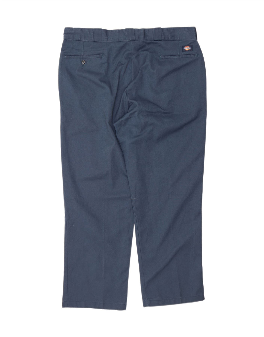 DICKIES Mens Straight Chino Trousers W40 L29 Navy Blue Polyester Vintage Dickies and Second-Hand Dickies from Messina Hembry 