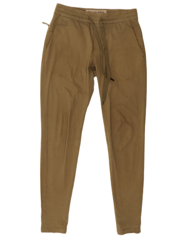 Spodnie męskie Dockers Flex Skinny Chino, małe W29 L31, bawełna khaki