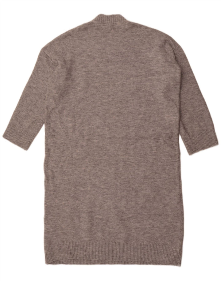 Marks & Spencer Damska sukienka oversize typu jumper UK 16, duża, szara, akrylowa