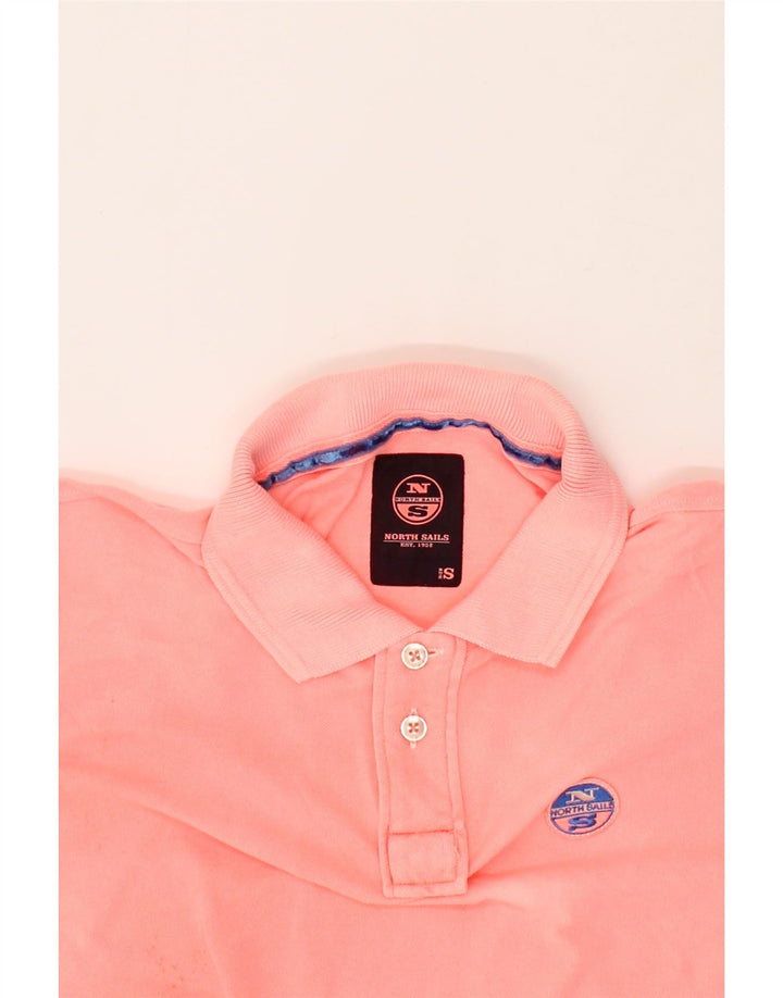 NORTH SAILS Mens Polo Shirt Small Pink Cotton Vintage North Sails and Second-Hand North Sails from Messina Hembry 