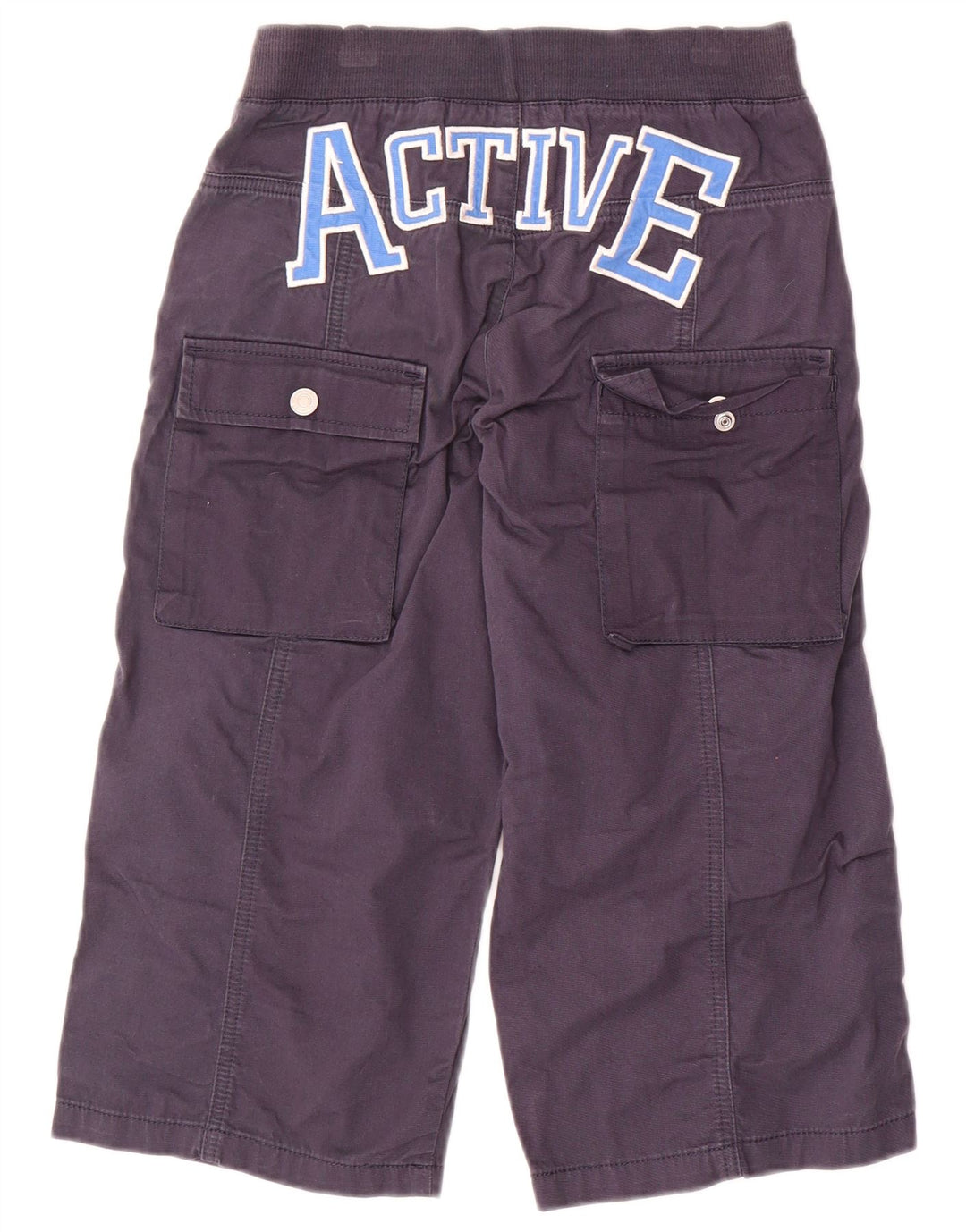 Spodnie chłopięce BENETTON Graphic Cargo 10-11 lat XL W28 L18 granatowe