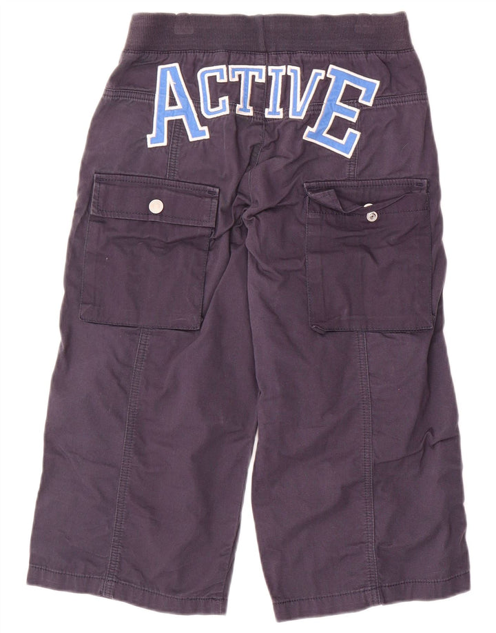 Spodnie chłopięce BENETTON Graphic Cargo 10-11 lat XL W28 L18 granatowe