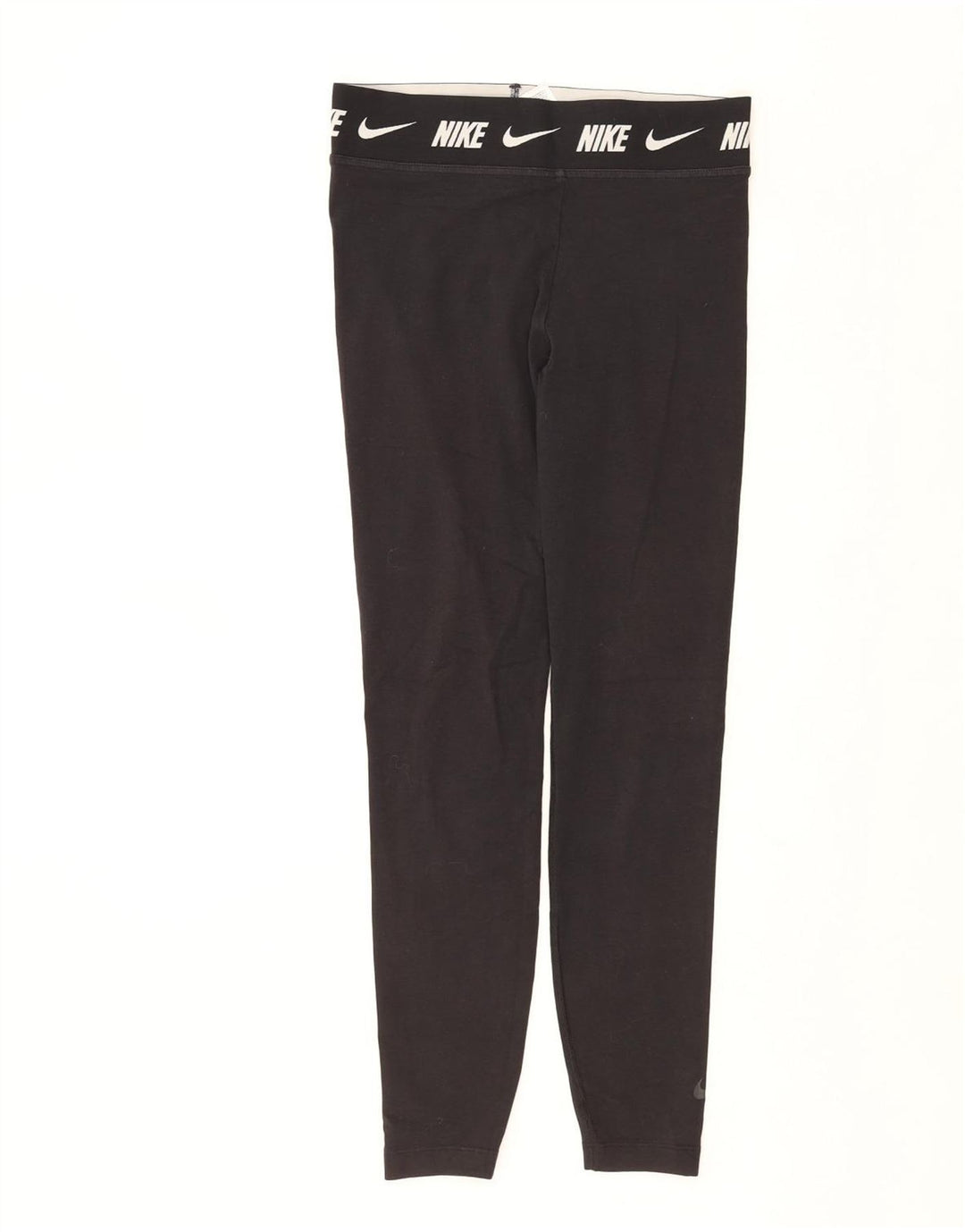 Damskie legginsy NIKE o dopasowanym kroju z grafiką UK 12, średnia czarna bawełna