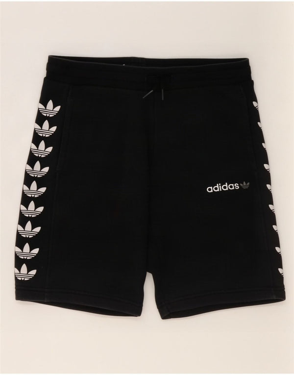 Chłopięce spodenki sportowe Adidas z grafiką 11-12 lat, czarna bawełna