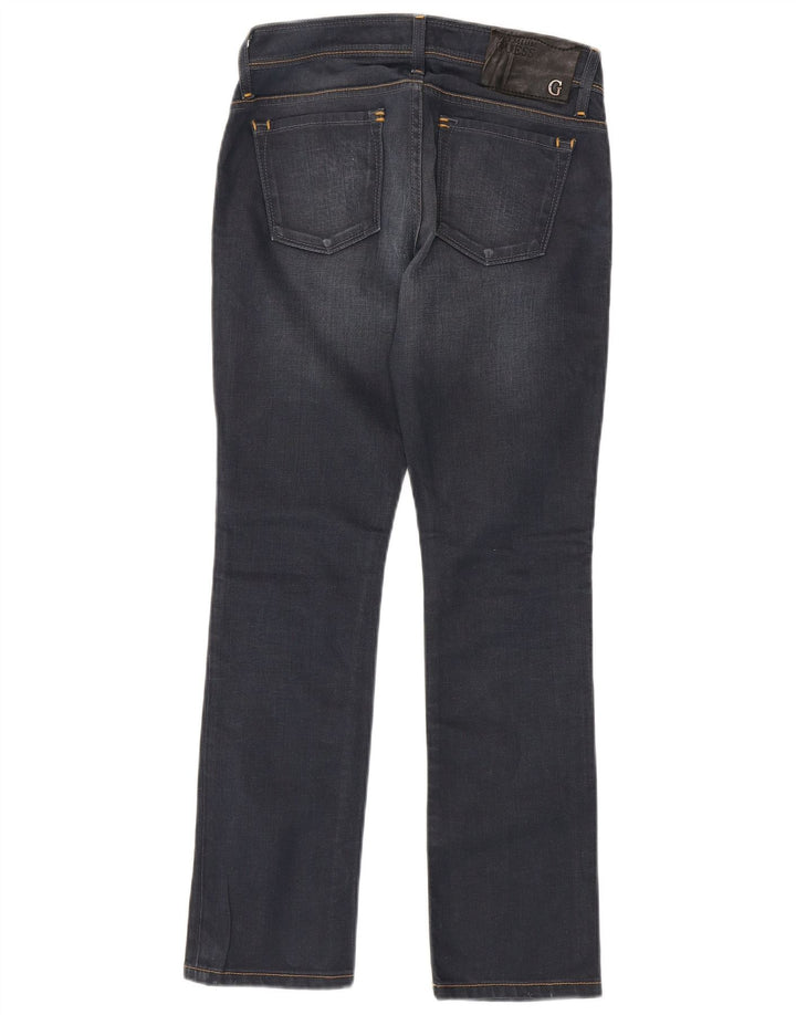 Jeansy damskie Guess Bootcut W27 L29 Granatowe, bawełniane