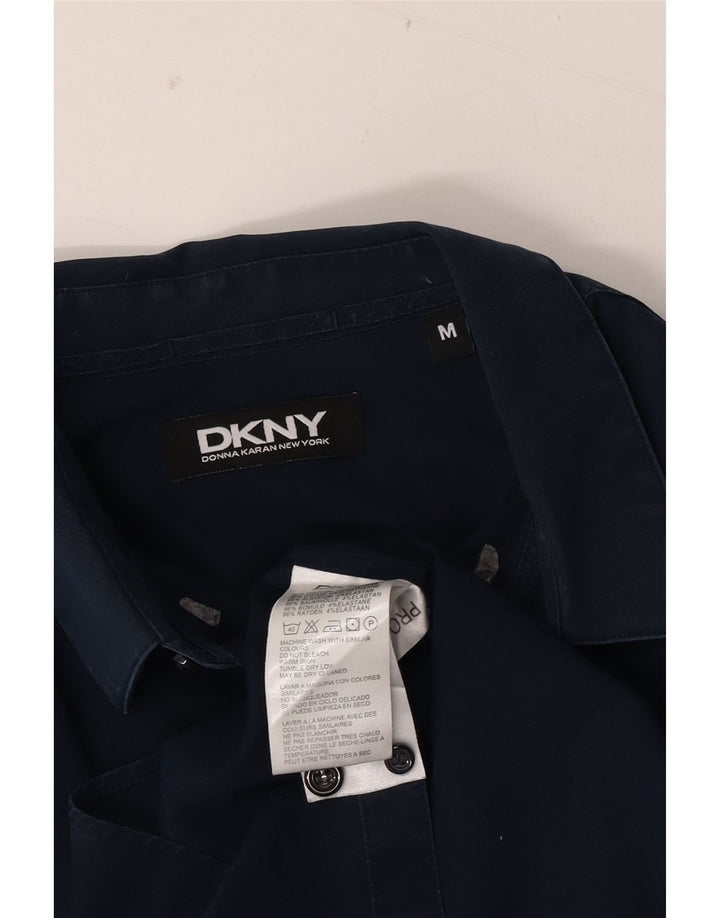 Koszula męska DKNY, średnia, granatowa, bawełniana
