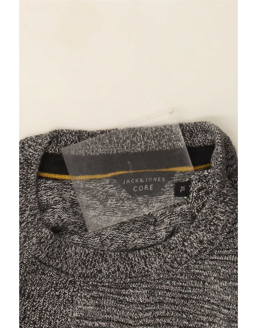 Męski sweter Jack & Jones z okrągłym dekoltem XL, szary, nakrapiany