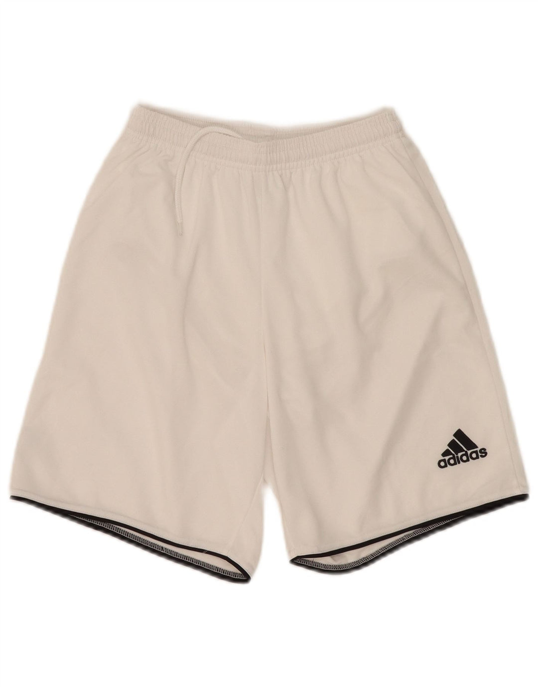 Męskie spodenki sportowe Adidas, małe, białe, poliestrowe