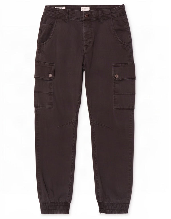 Męskie spodnie cargo Jack & Jones Paul W34 L27 Czarne bawełniane
