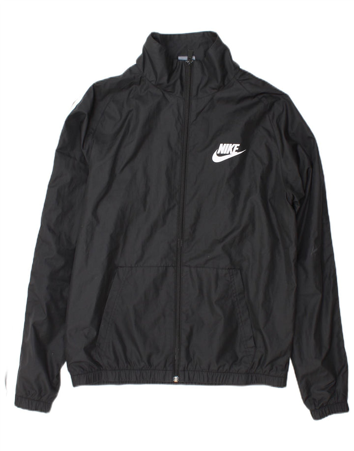 Męska kurtka przeciwdeszczowa Nike UK 38, średni czarny poliester