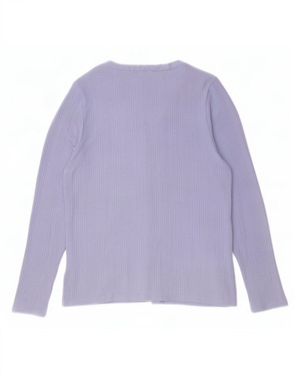 Marks & Spencer Damski sweter kardigan UK 16, duży niebieski
