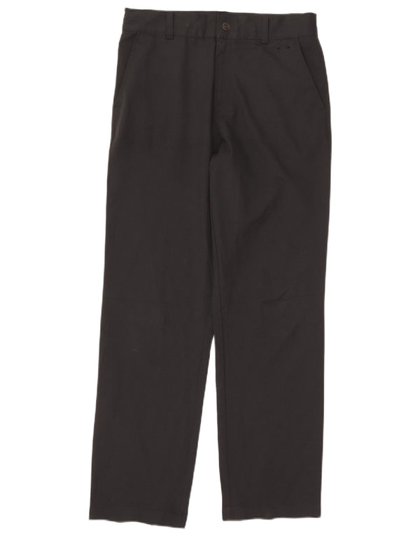 Damskie spodnie chino Nike Dri Fit Straight XL W30 L29 Czarny poliester