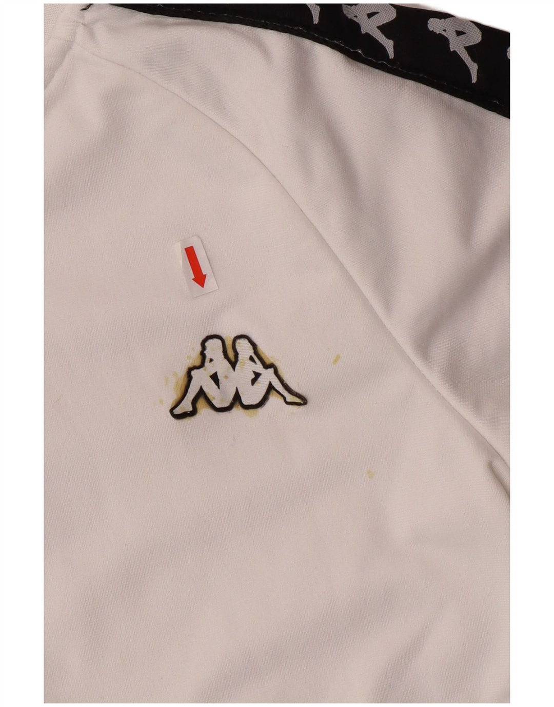 Kurtka dresowa dziewczęca KAPPA z grafiką, 11-12 lat, mała, biała