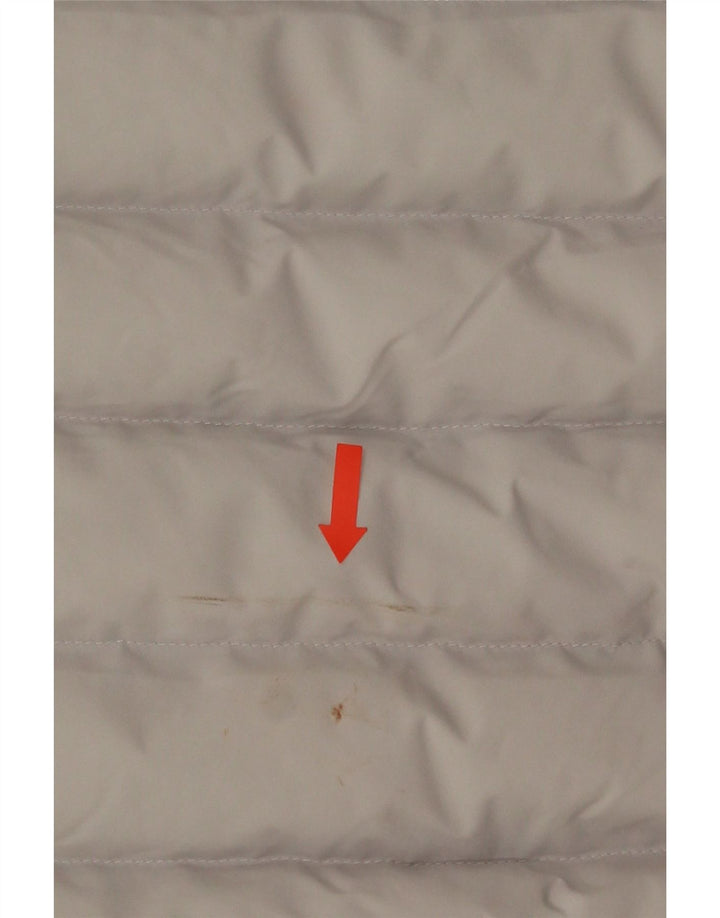 Damski ocieplany płaszcz z kapturem Superdry UK 10, mały, szary poliester