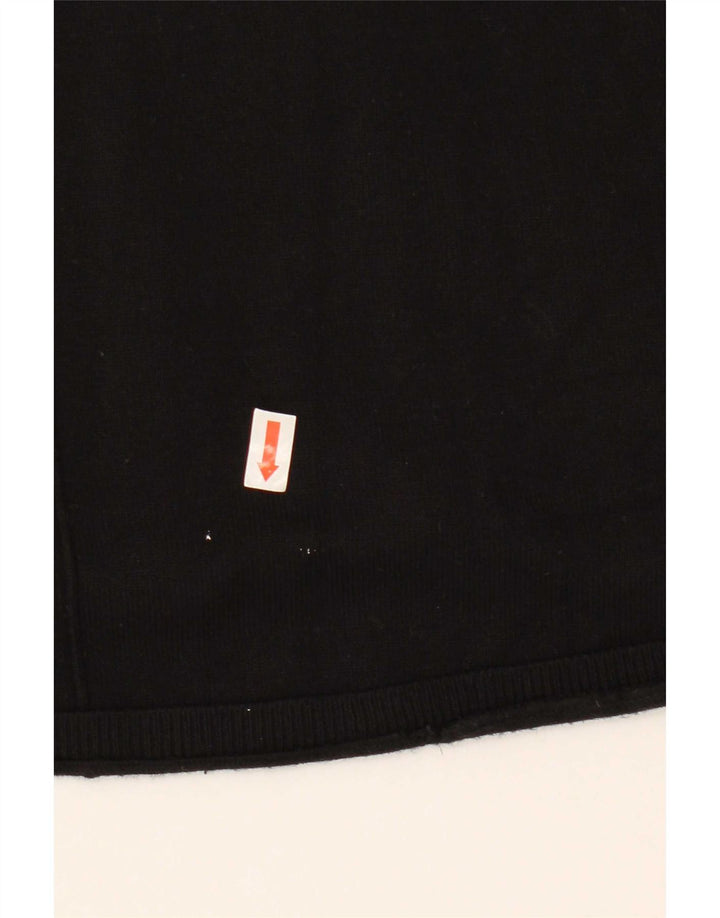 Sweter damski Zara z otwartym kardiganem UK 10 Small Black Wiskoza