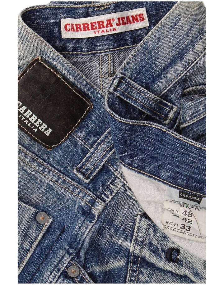 Męskie spodenki jeansowe CARRERA W33 średni niebieski