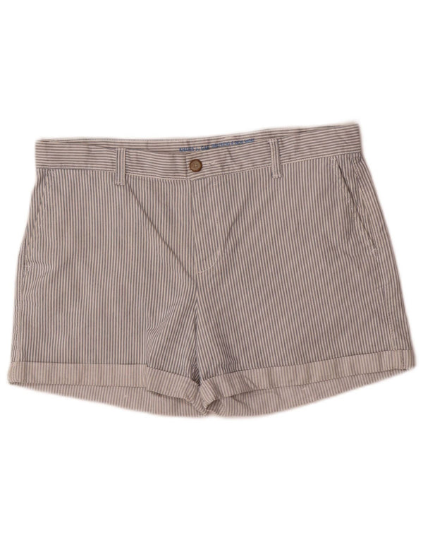 Damskie spodenki Chino Gap Girlfriend UK 14 Large W34 Biała bawełna w prążki