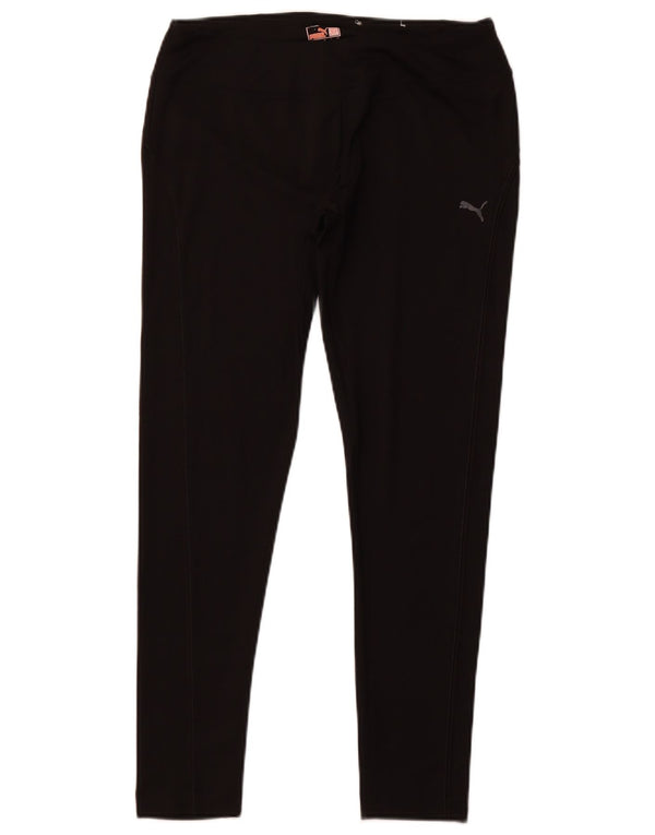 Damskie legginsy PUMA UK 14, duże, czarne, poliestrowe