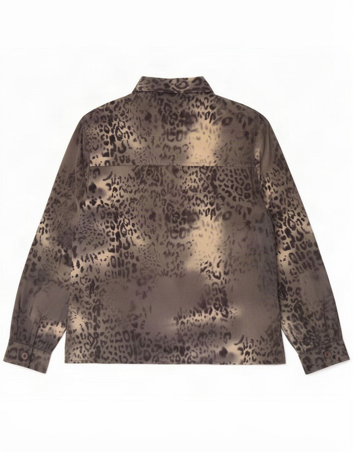 Silmar Damska koszula regularna UK 12 Medium Grey Animal Print