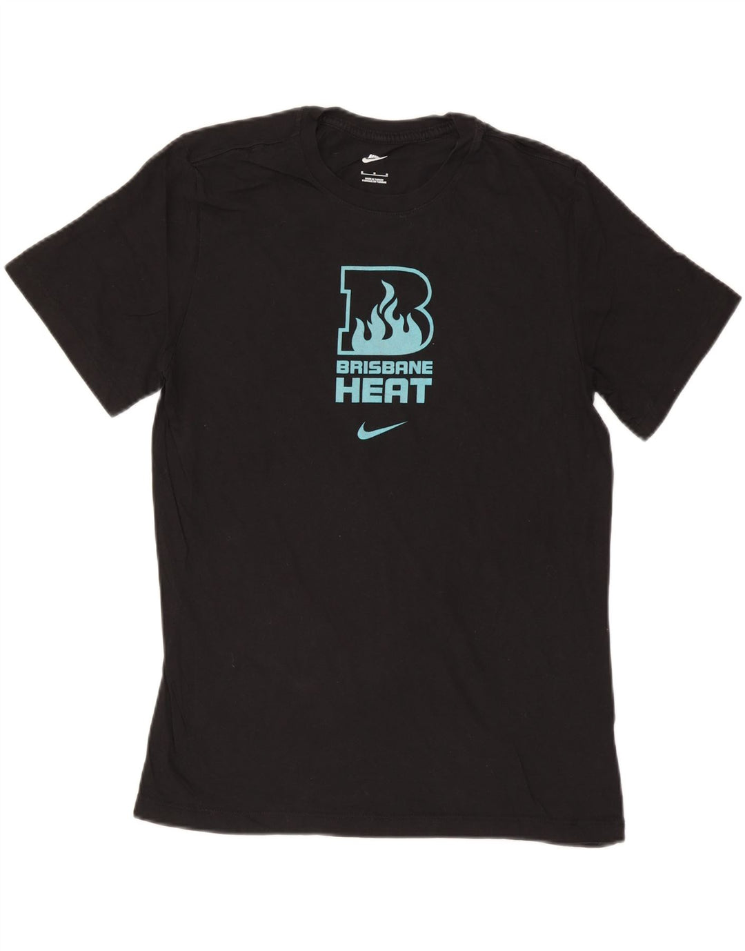 Męski T-shirt z grafiką Nike, średni czarny, bawełniany