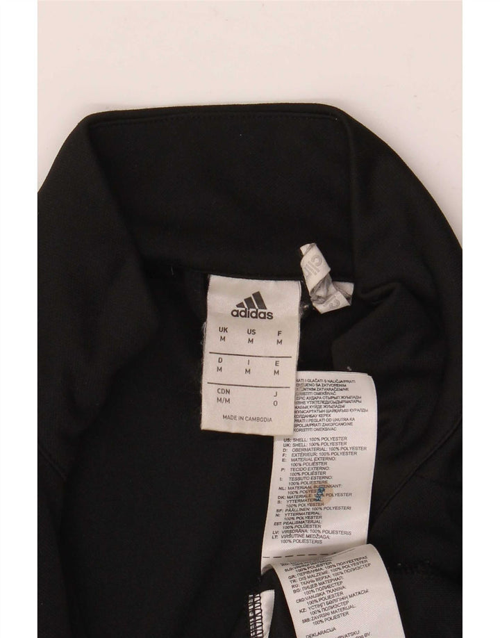 Adidas Męska kurtka dresowa Climalite, średnia czarna, poliester