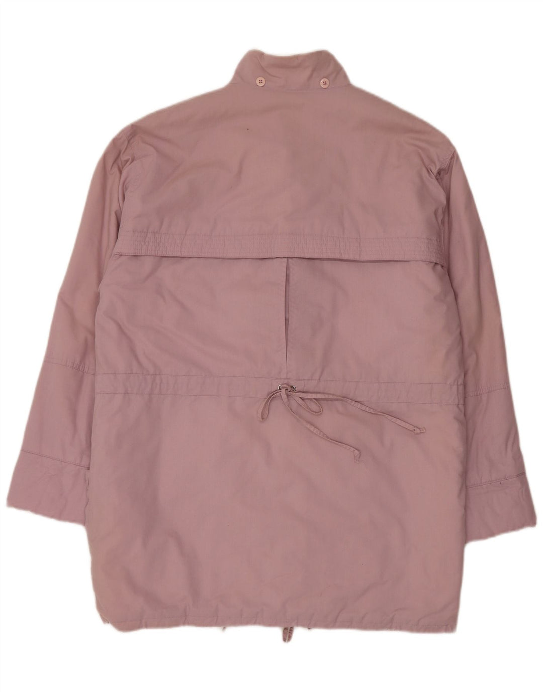 Vintage damski płaszcz wiatrówka oversize IT 36/38 XS różowy poliester
