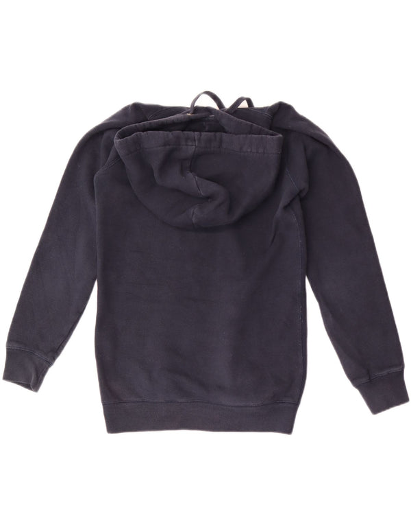 Damski sweter z kapturem Jack Wills Graphic UK 6 XS, granatowy, bawełniany