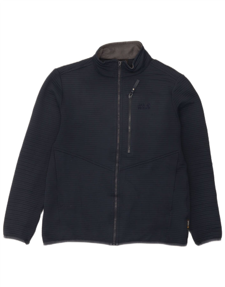 Męska kurtka dresowa Jack Wolfskin UK 36/38 Średni granatowy poliester